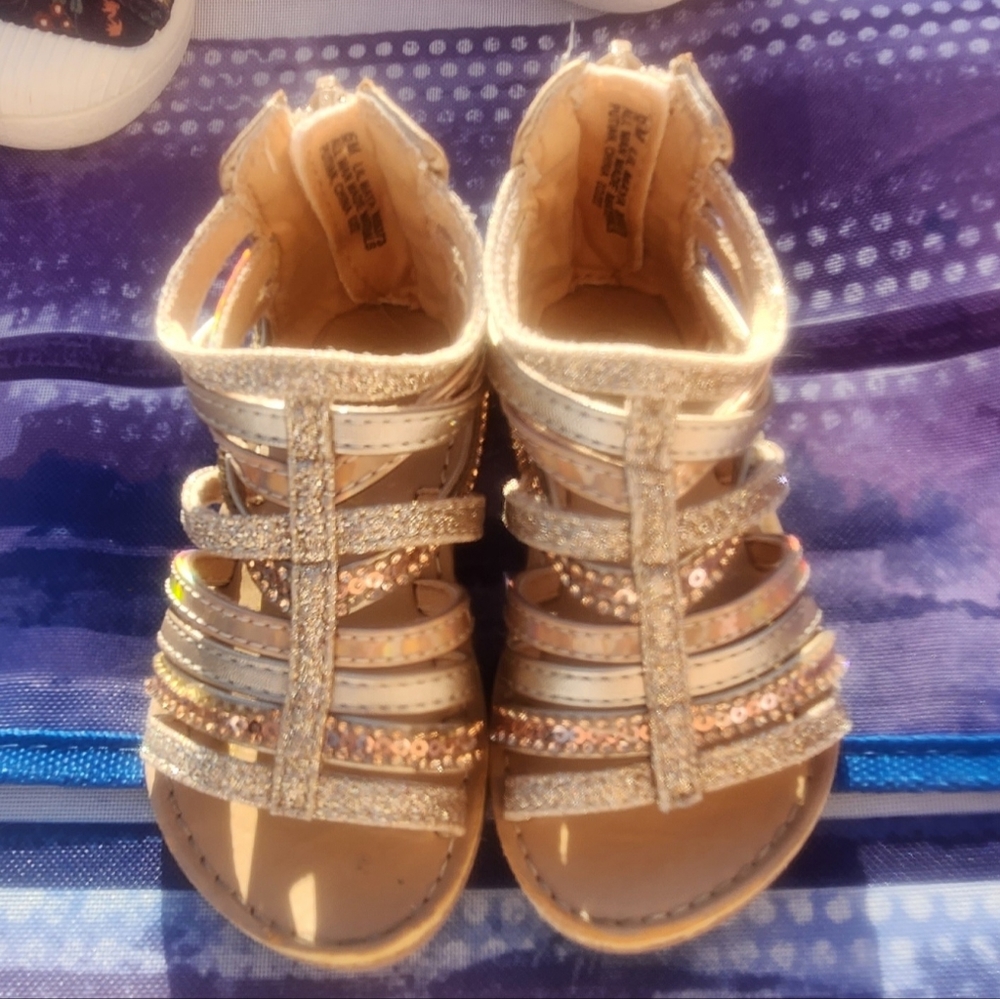 Olive & Edie Baby Gladiator sandal Size 6 (Baby/Toddler)